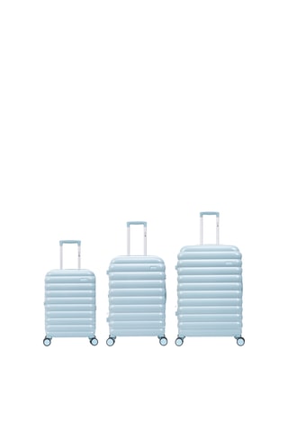 Juego de 3 maletas Cloud - 55/67/77 cm - Azul claro