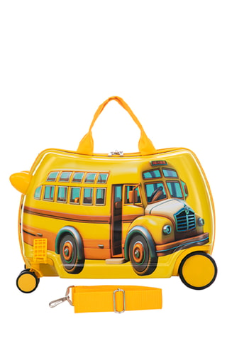 Maleta de cabina infantil Bus - 50 cm - Multicolor