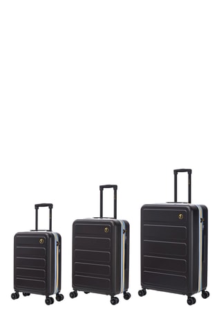 Juego de 3 maletas Subway - 56/66/76 cm  - Negro