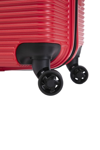 Juego de 3 maletas Mary (S/M/L) - 55/65/75 cm - Rojo