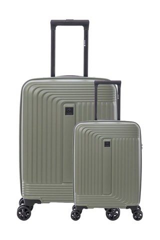 Maleta de cabina y maleta grande Premium Trunk - 56/73,5 cm  - Verde