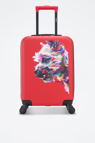 Maleta de cabina Lucca Animals - 55 cm - Rojo