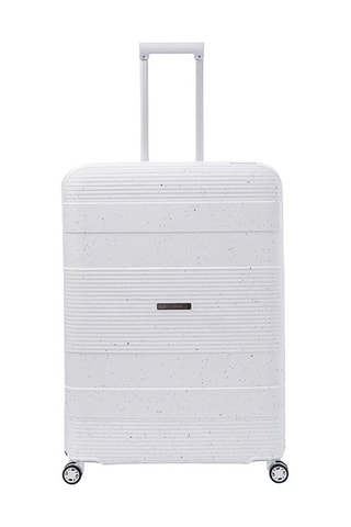 Maleta mediana Ocean - 65 cm - Candado TSA - Blanco