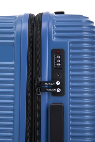 Juego de 3 maletas Mary (S/M/L) - 55/65/75 cm - Azul