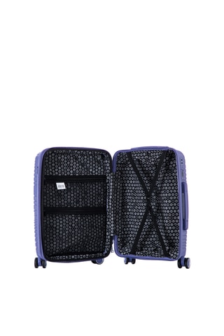 Juego de 3 maletas Peppy (S/M/L) - 55/65/75 cm - Violeta