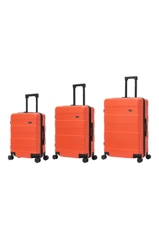 Juego de 3 maletas Echo - 55/65/75 cm - Naranja