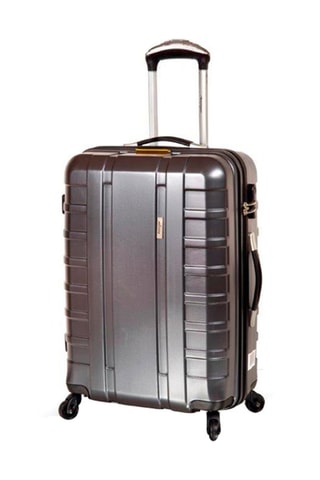 Maleta grande Ultra - 78 cm - Candado TSA - Plateado