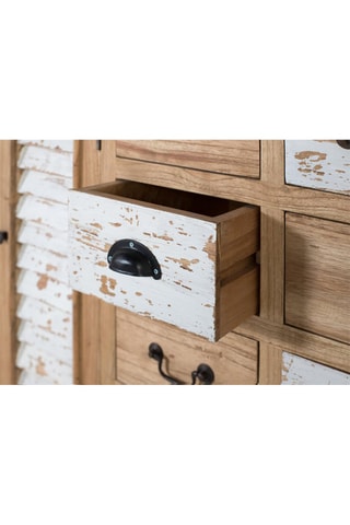 Buffet 2 portes en bois massif - 160 x 77 x 50 cm