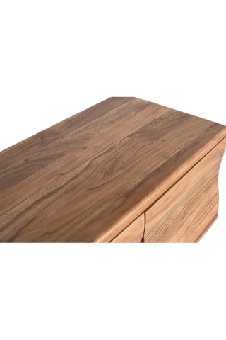 Meuble TV 4 portes en acacia - 170 x 50 x 40cm