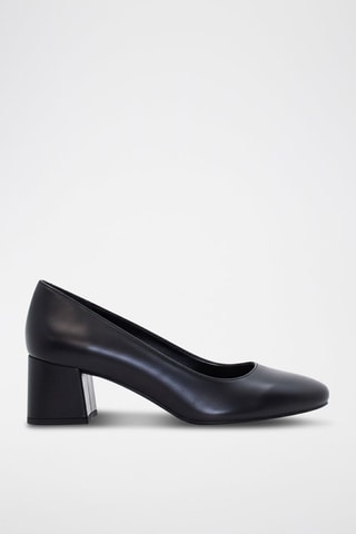 Décolleté in pelle nappa - Nero - Nero