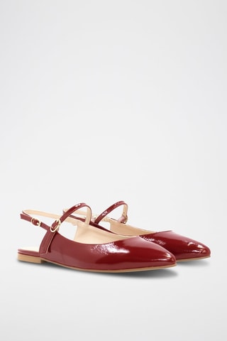 Ballerine in vernice - Rosso - Rosso