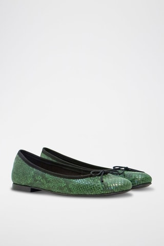 Ballerine - Verde - Nero e verde