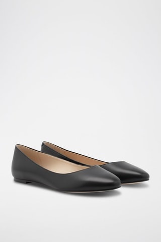 Ballerine in pelle nappa - Nero - Nero