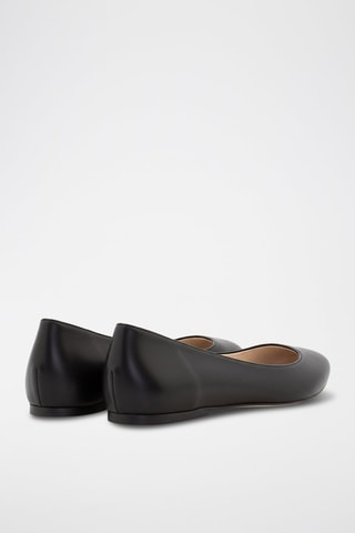 Ballerine in pelle nappa - Nero - Nero