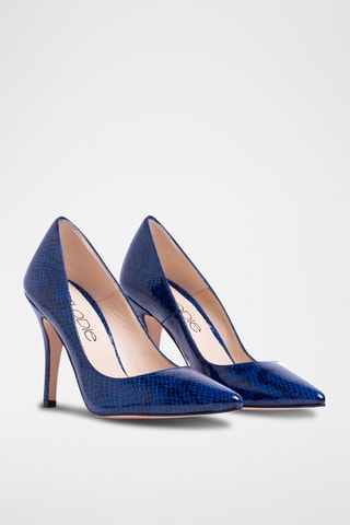 Décolleté in vernice - Blu