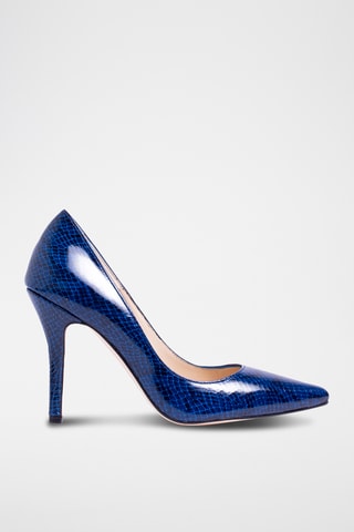 Décolleté in vernice - Blu