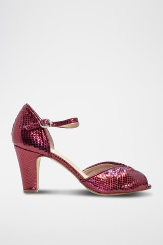 Sandali con tacco - Rosso