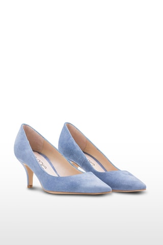 Décolleté in pelle scamosciata - Blu