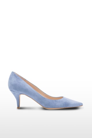 Décolleté in pelle scamosciata - Blu