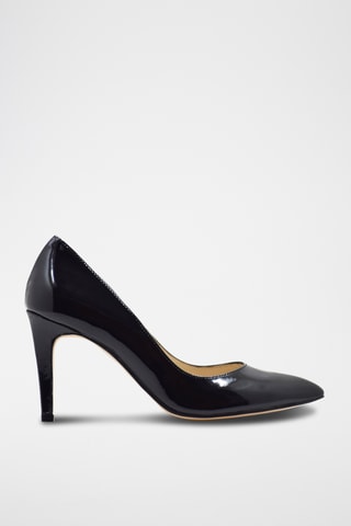 Décolleté in pelle verniciata - Nero