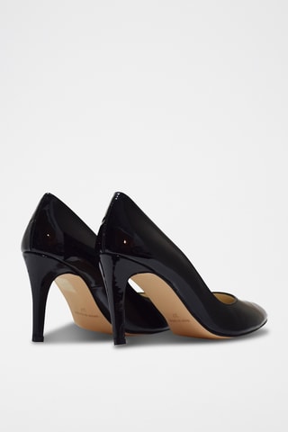 Décolleté in pelle verniciata - Nero
