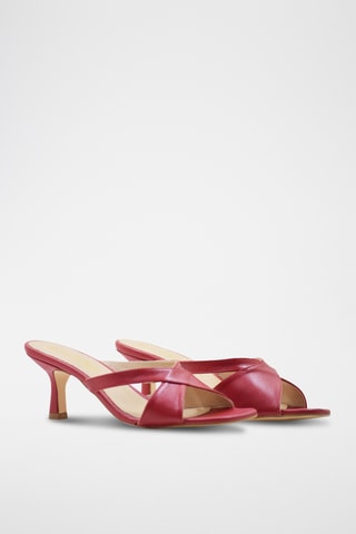 Sandali con tacco - Rosso