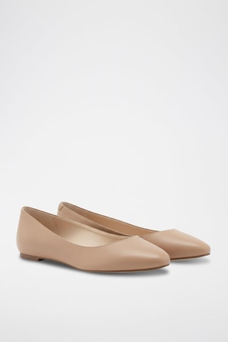Ballerine in pelle nappa - Nude - Beige