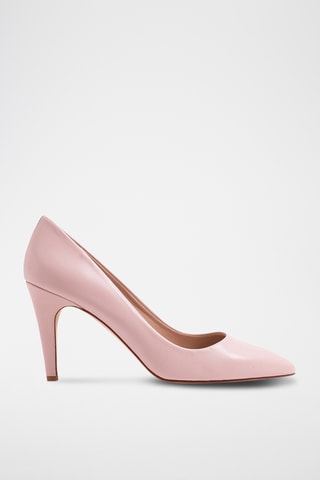 Décolleté in pelle nappa - Beige
