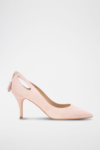 Décolleté in pelle scamosciata - Rosa