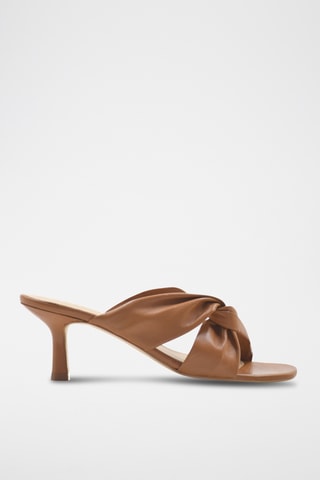 Sandali con tacco - Marrone
