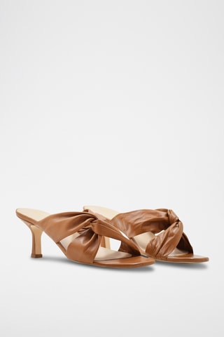 Sandali con tacco - Marrone