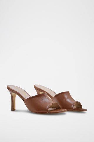 Sandali con tacco - Marrone