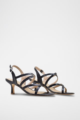 Sandali con tacco - Nero