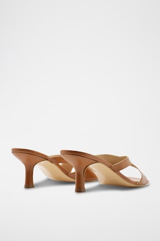 Sandali con tacco - Marrone