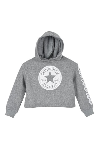 Sweater met Capuchon - Wit en grijs