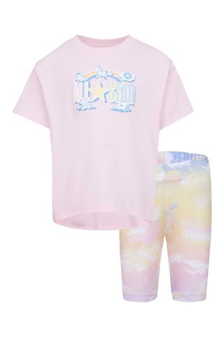 T-shirt en Wielrenbroekje - Geel