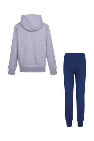 Sweater met Capuchon en Joggingbroek - Blauw en grijs