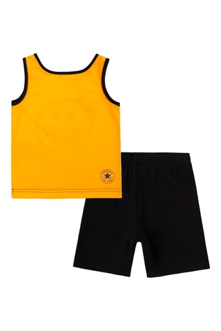 Hemd en Short - Zwart, blauw en geel