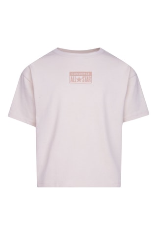 Crop Top - Beige en roze