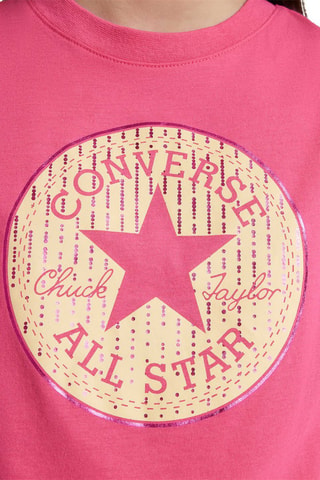 T-shirt - Roze en beige