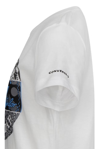 T-shirt - Wit en blauw