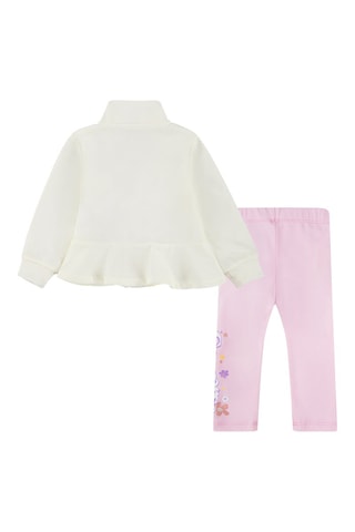 Joggingpak - Wit en roze