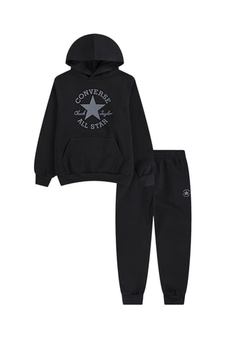 Sweater met Capuchon en Joggingbroek - Zwart