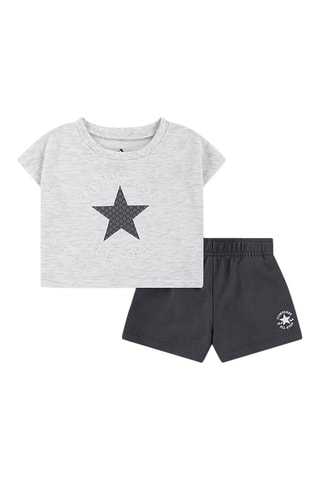 T-shirt en Short - Bruin