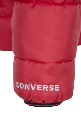 Piumino con cappuccio Rosso - Rosso