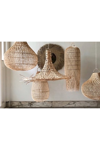 Suspension en rotin Naturel