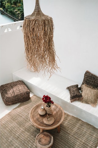 Suspension en rotin Naturel