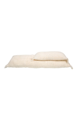 Housse de coussin Beige - 30 x 50 cm