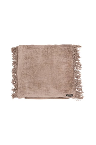 Housse de coussin à franges - Beige - 40 x 40 cm