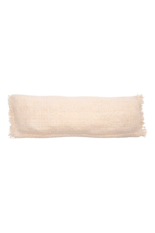 Housse de coussin à franges Oh My Gee - Ecru